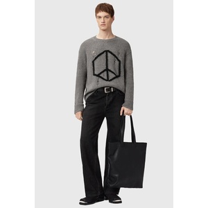 AllSaints Пуловер с вълна MESSAGE (M013KD)