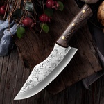 HARAHU Кухненски нож за рязане ni-14008 - Кафяв kp14008
