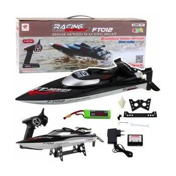 LeanToys Boat Motorboat FT012 Remote Controlled RC Black 50km/h 2.4G