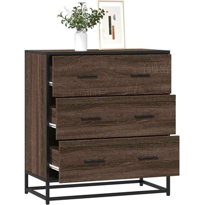 vidaXL 11461.848973 příborník hnědý dub 68 x 35 x 76 cm a kov