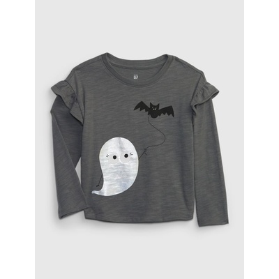 GAP Halloween 786250-00 dětské tričko s potiskem šedá