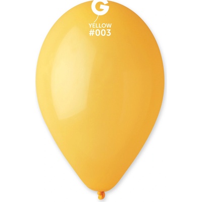 Svet balonku Balónik pastelový tmavá žltá 26 cm