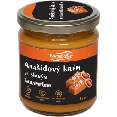 Božské oříšky Arašidový krém so slaným karamelom 190 g