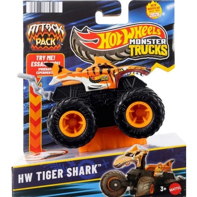 Mattel Hot Wheels Monster Trucks Attack Pack HW Tiger Shark