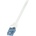 LogiLink Пач кабел Econline, Cat. 6A, U/UTP, бял, 5 м