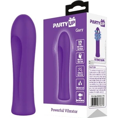 Party Up mini bullet vibrátor USB nabíjateľný Gary