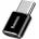 Baseus Преходник Baseus Mini, Micro USB F към Type-C, OTG, Черен - 40398