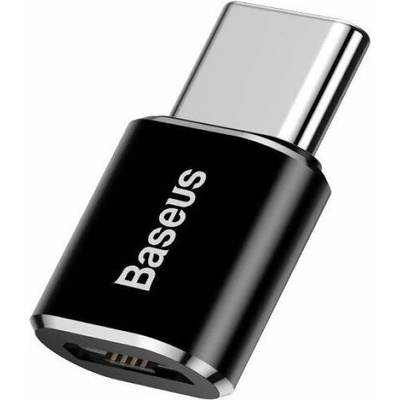 Baseus Преходник Baseus Mini, Micro USB F към Type-C, OTG, Черен - 40398