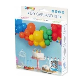 GoDan DIY Rainbow Balloon Garland 65 Balloons + Tape