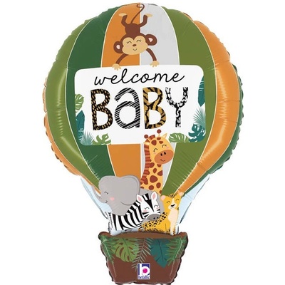 Grabo 25224-P Fóliový balón Safari Welcome Baby 76cm