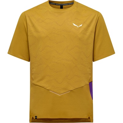 Salewa Мъжка спортна тениска Salewa Pedroc Tech Dry T-Shirt Sport shirt - Olive Oil - размер 52 (EU) (216-8515-0214)