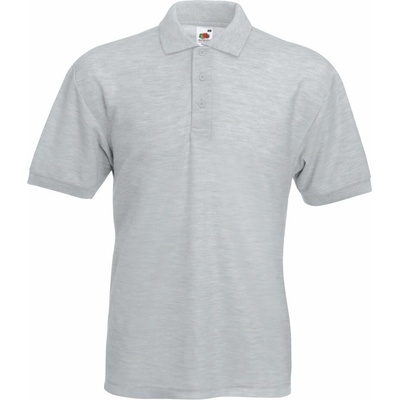 F.O.L. 65/35 Pique Polo heather grey