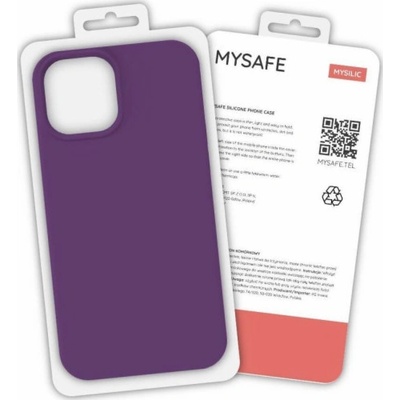 Pouzdro Mysafe Silicone Case iPhone 11 Pro Max Plum