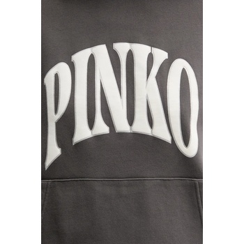 PINKO Памучен суичър Pinko в сиво с принт 104623 A2CU (104623.A2CU)