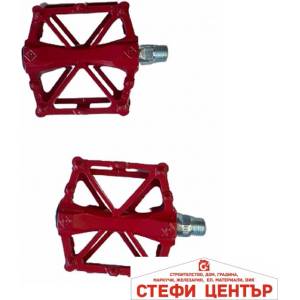 Paolo ПЕДАЛИ ЗА ВЕЛОСИПЕД pa522 2 БР/К-Т - ЧЕРВЕНИ (39026) - steficenter