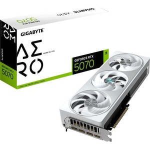 GIGABYTE GeForce RTX 5070 Aero OC 12GB GDDR7 192bit (GV-N5070AERO OC-12GD) Видео карти