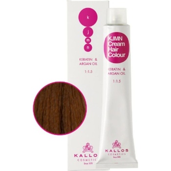 Kallos KJMN s keratinem a arganovým olejem 7.31 Cappuccino Cream Hair Colour 1:1.5 100 ml