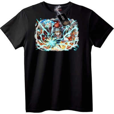 NOONEBRAND Тениска Лъвски воин Anime - L, Black