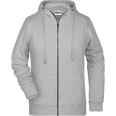 James&Nicholson dámska mikina JN8025 Grey Heather