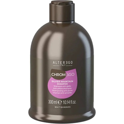 Alter Ego ChromeEgo Silver Maintain neutralizující šampon pro platinově blond a šedivé vlasy 300 ml