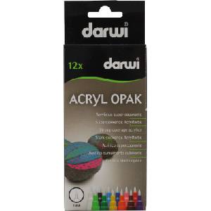 Darwi Acryl Opak Marker Set Комплект акрилни маркери 12 x 3 ml (DA0220012K02C)