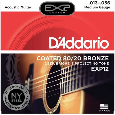 D'ADDARIO EXP12 80/20 Acoustic Bronze Super Medium - .013 - .056