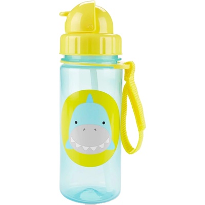 Skip Hop Бутилка със сламка Skip Hop Zоо - Shark, 385 ml (9N567710)