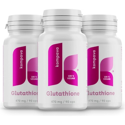 Kompava Glutathione 470 mg 3 x 90 kapsúl