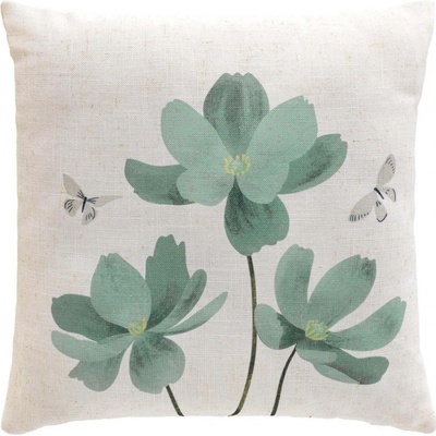 Douceur d'intérieur polštář s efektem lnu PALMIFLORE 45x45