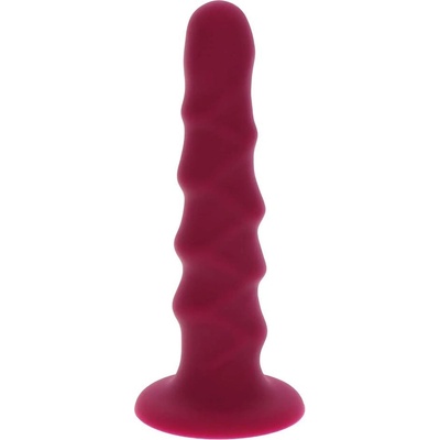 Get Real Vrúbkované dildo 16 cm