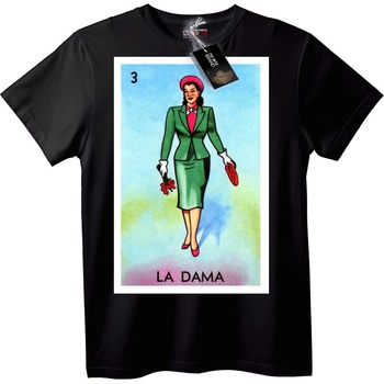 NOONEBRAND Тениска Лотария La Dama - 2XL, White