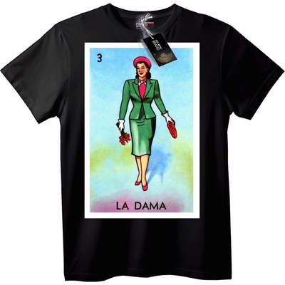 NOONEBRAND Тениска Лотария La Dama - 2XL, White