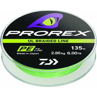 Daiwa šňůra Prorex UL Finesse Braid 135m 0,08mm 4,3kg