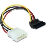  Кабел за преобразуване на захранването Molex (мъжки) - SATA PWR (женски) 90-инчов PW-49 (PW-49)