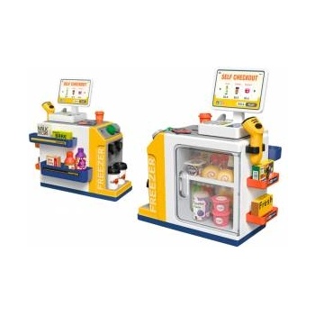 LEAN Toys Supermarket Cash Register Scanner Lights and Sounds Set