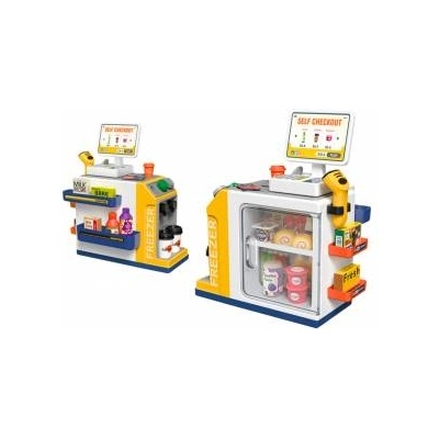 LEAN Toys Supermarket Cash Register Scanner Lights and Sounds Set