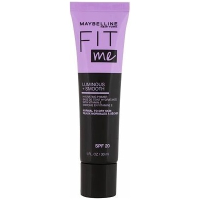 Maybelline Fit Me Luminous + Smooth Hydrating Primer Rozjasňující podkladová báze 30 ml – Hledejceny.cz