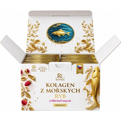 Kolagen z mořských ryb 10 000 mg, příchuť malina 30 sáčků