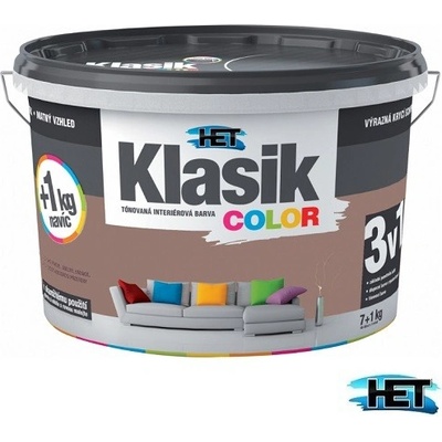 HET KLASIK COLOR 7 + 1 kg hnědý nugátový