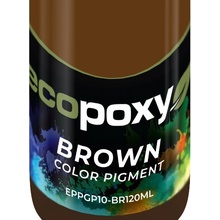 EcoPoxy Farebné pigmenty do živice hnedá 120 ml