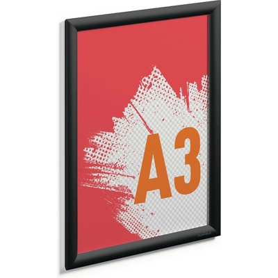 DURABLE Hliníkový klip rám černý A3