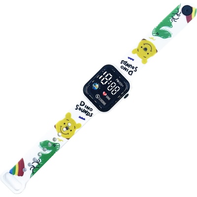 Nubi Детски часовник NUBKI Watch SE2, Силиконова каишка, Зелен / Бял (SE2-GREEN-WHITE)