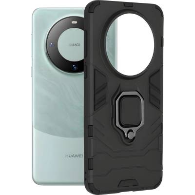 Techsuit Здрав калъф Ring Armor Case за Huawei Mate 60 Pro - Черен KP29171