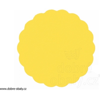 Rozetky do podšálku PREMIUM Ø 9 cm žluté [500 ks] (89905) – Zbozi.Blesk.cz