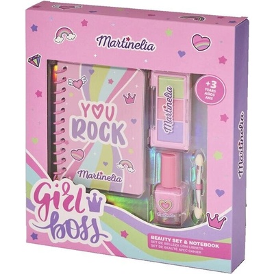 Aquarius Cosmetic Комплект за красота с бележник, Martinelia, 3 части (MA11959)