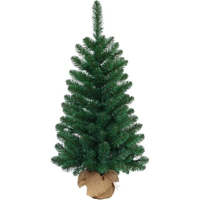 MagicHome Rudolf jedľa v jute 90 cm
