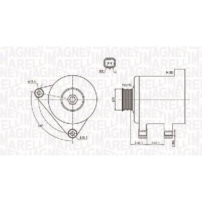 MAGNETI MARELLI generátor 063731674010