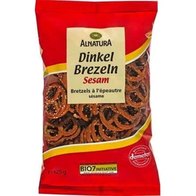 ALNATURA BIO Preclíky špaldové sypané solí 125 g