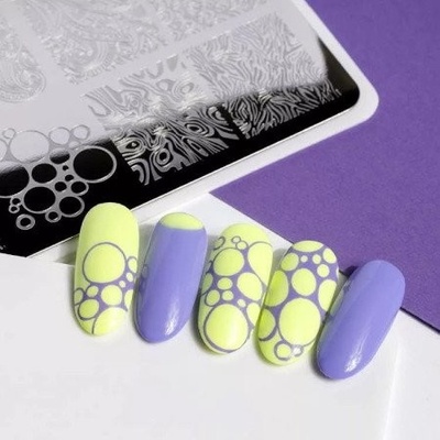 NEONAIL Stamping Plate šablony na nehty typ 01 1 ks