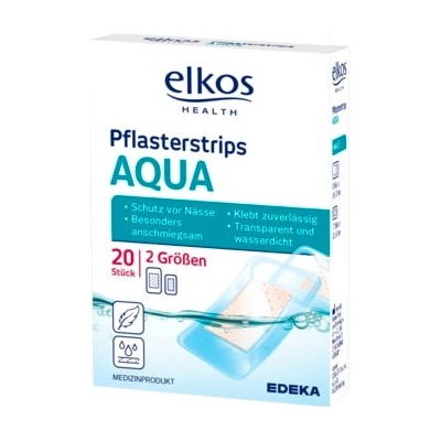 Elkos speciální voděodolné náplasti 20 ks
